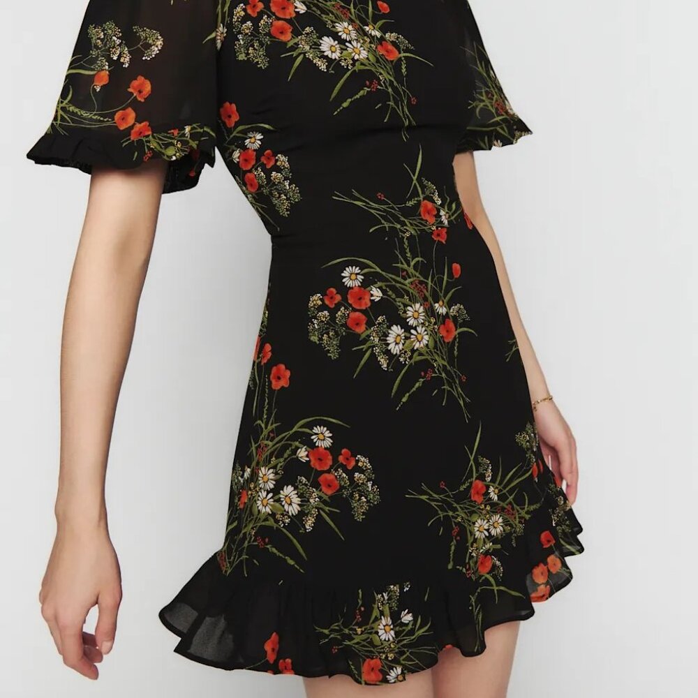 Reformation Alaina Dress Robyn - Size 2 - Picture 1 of 1